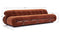 Soriana - Soriana Three Seater Sofa, Spice Velvet
