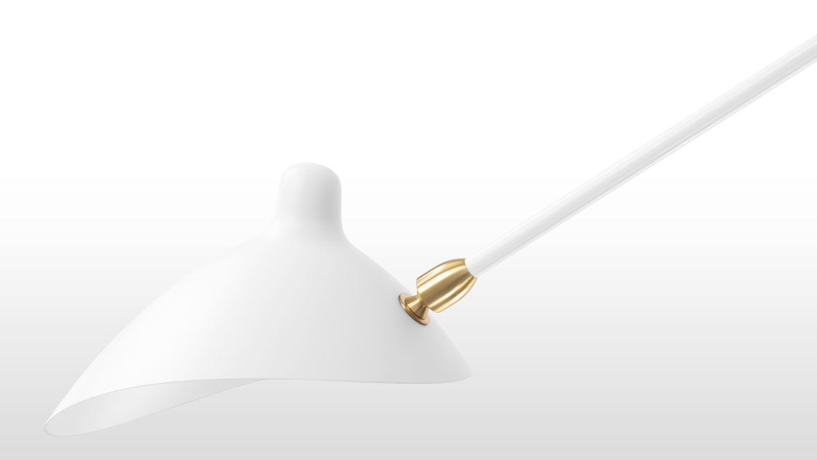 Iconic Silhouette | Beyond its functional brilliance, the Mouille Small Wall Sconce adds a touch of modern elegance to your space. Whether used as a reading light in a cozy nook or as a focal point in a contemporary living room, its subtle presence enhances the ambiance and creates a warm and inviting atmosphere.