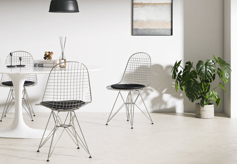 Eiffel Wire - Eiffel Wire Dining Chair, Chrome Frame
