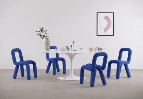 Bold - Bold Chair, Ultramarine Wool