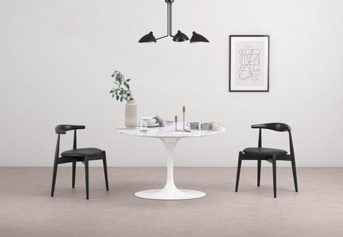 Mouille - Mouille Three Arm Ceiling Light, Small, Black