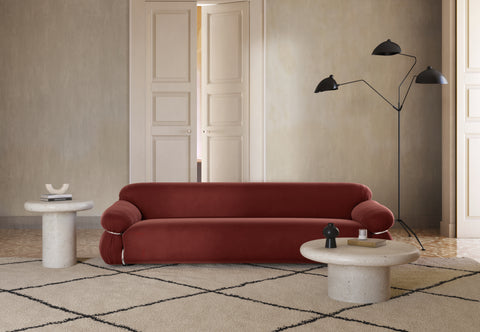 Valencia - Valencia Side Table, Limestone
