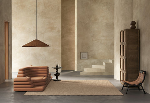 Terrazza - Terrazza Sofa, Right Arm, Tan Vegan Leather