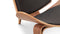 Shell - Wegner Shell Lounge Chair, Walnut and Black Premium Leather