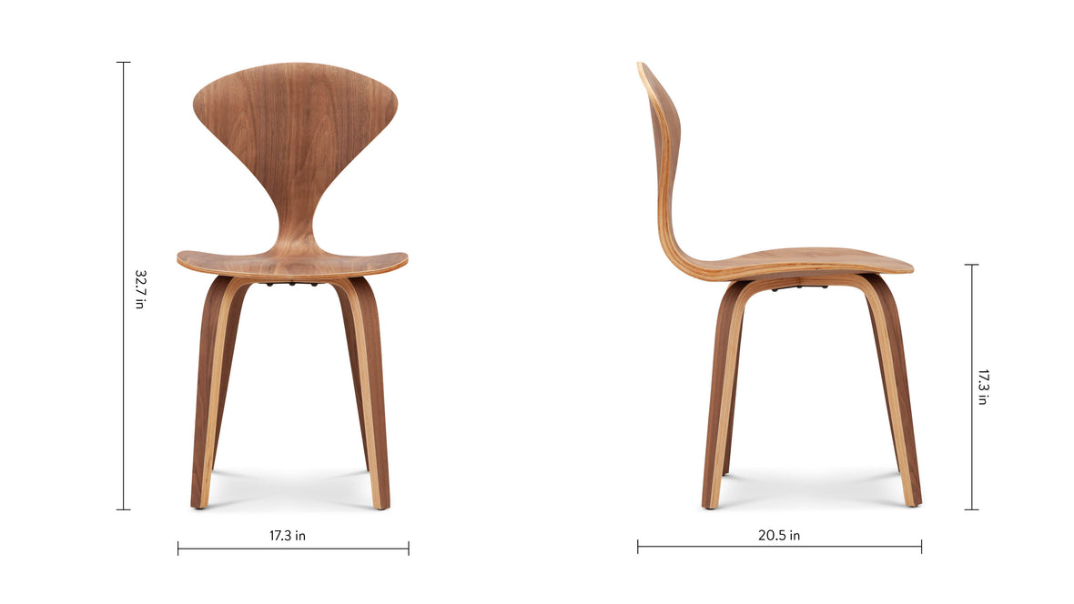 Norman - Norman Dining Chair, Walnut