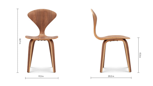 Norman - Norman Dining Chair, Walnut