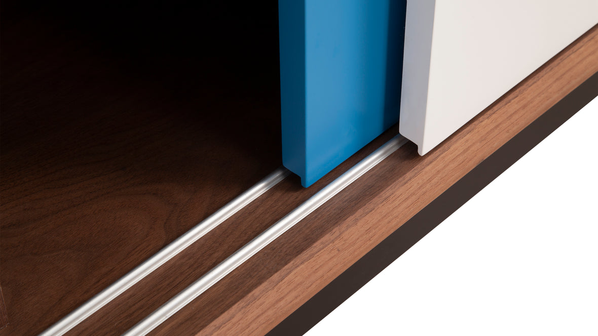 Finn Juhl - Finn Juhl Credenza, Walnut and Blue