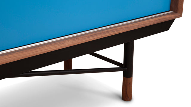 Finn Juhl - Finn Juhl Credenza, Walnut and Blue