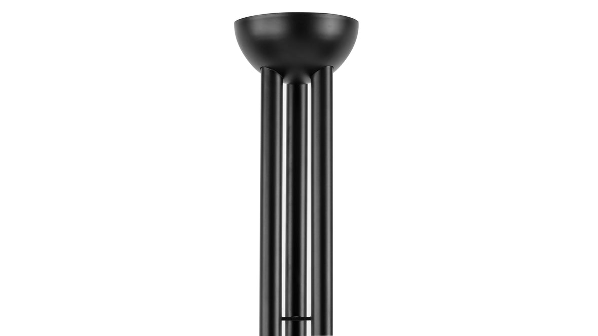 Mouille Ceiling - Mouille Ceiling Light, Three Arms, Black, W98 in