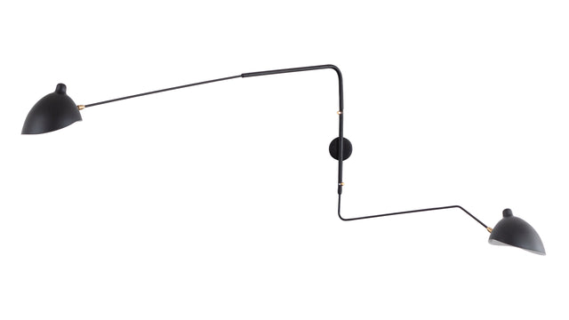 Mouille - Mouille Rotating Wall Light, Black