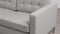 Florence - Florence Two Seater Sofa, Light Gray Wool