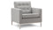 Florence - Florence Lounge Chair, Light Gray Wool