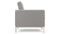 Florence - Florence Lounge Chair, Light Gray Wool