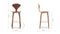 Norman - Norman Bar Stool, Walnut, 29.5