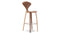 Norman - Norman Bar Stool, Walnut, 29.5