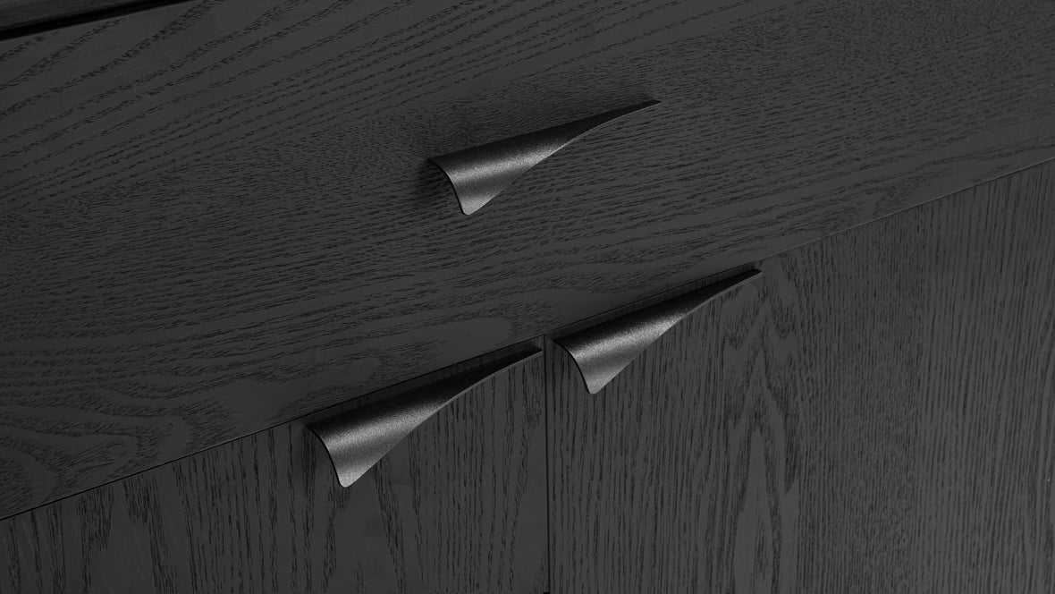 Credenza Black Ash - Interior Icons Credenza, Black Ash