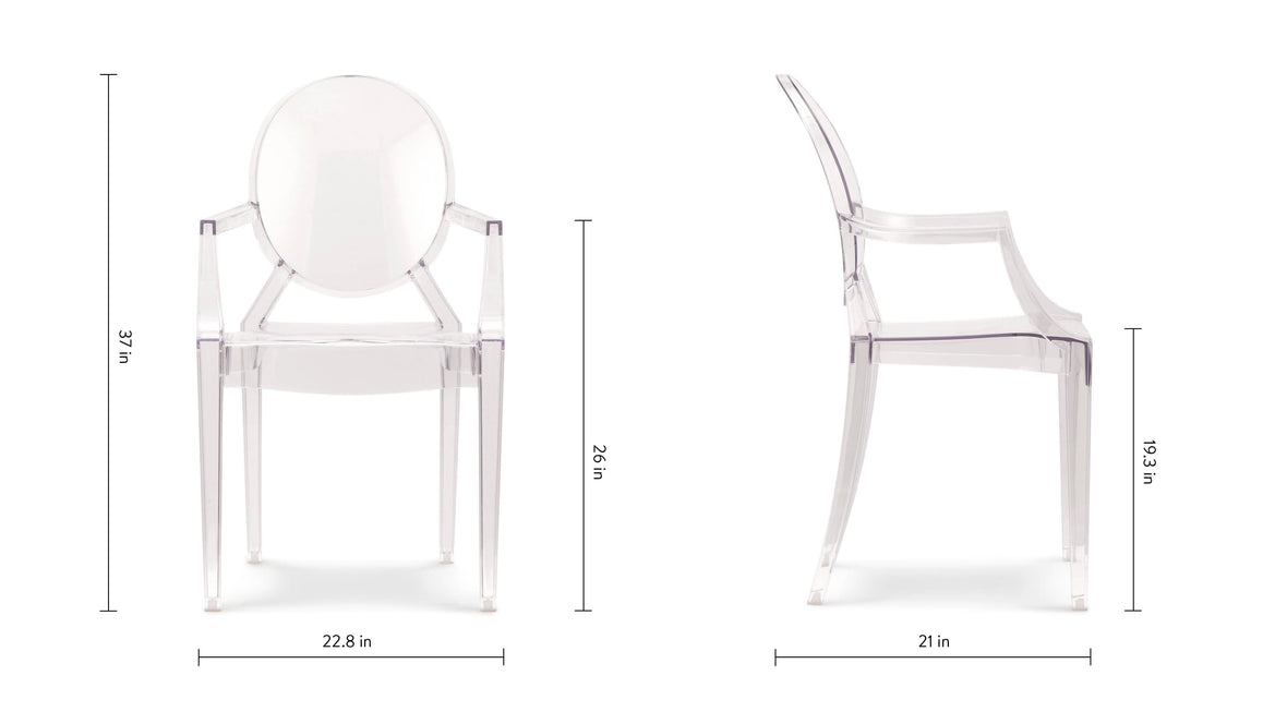 Ghost - Ghost Armchair, Clear