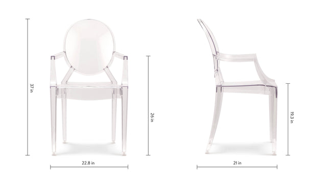 Ghost - Ghost Armchair, Clear