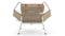 Halyard - Halyard Lounge Chair, Tan Premium Leather and Icelandic Sheepskin
