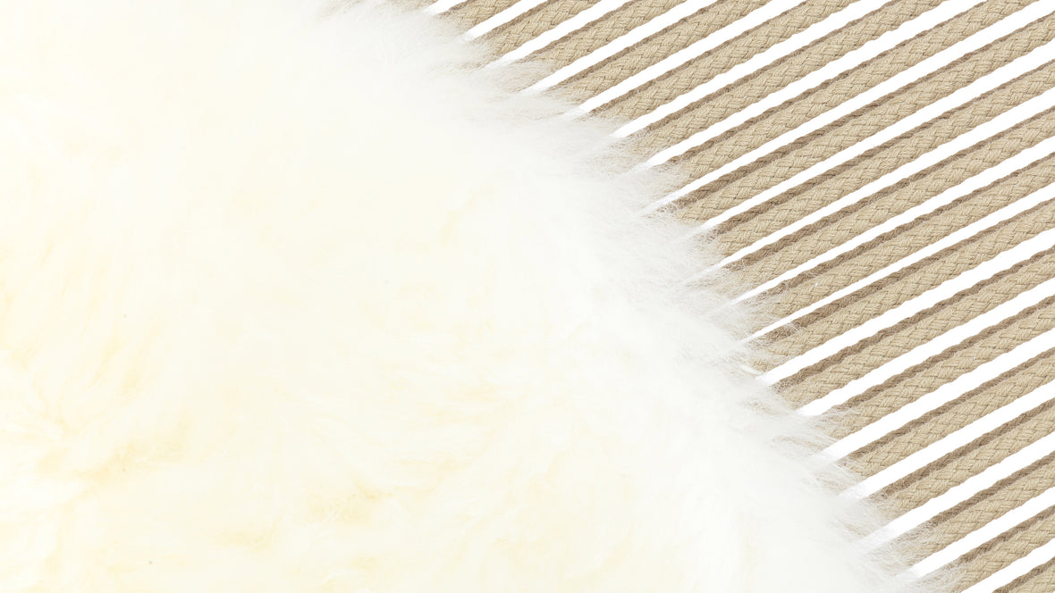 Halyard - Halyard Lounge Chair, Tan Premium Leather and Icelandic Sheepskin