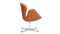 Swann - The Swann Chair, Tan Premium Leather
