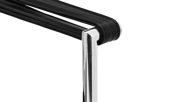 Corbusier - Corbusier Armchair, Black/White Cowhide