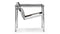 Corbusier - Corbusier Armchair, Black/White Cowhide