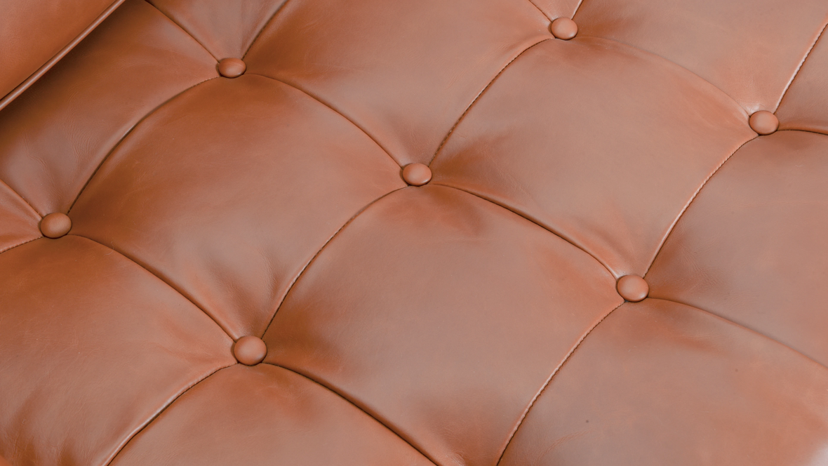 Florence - Florence Two Seater Sofa, Tan Premium Leather