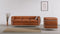 Corbusier - Corbusier Petit Modele Three Seater Sofa, Tan Premium Leather