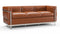 Corbusier - Corbusier Petit Modele Three Seater Sofa, Tan Premium Leather