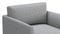 Toriko - Toriko Lounge Chair, Light Gray Wool