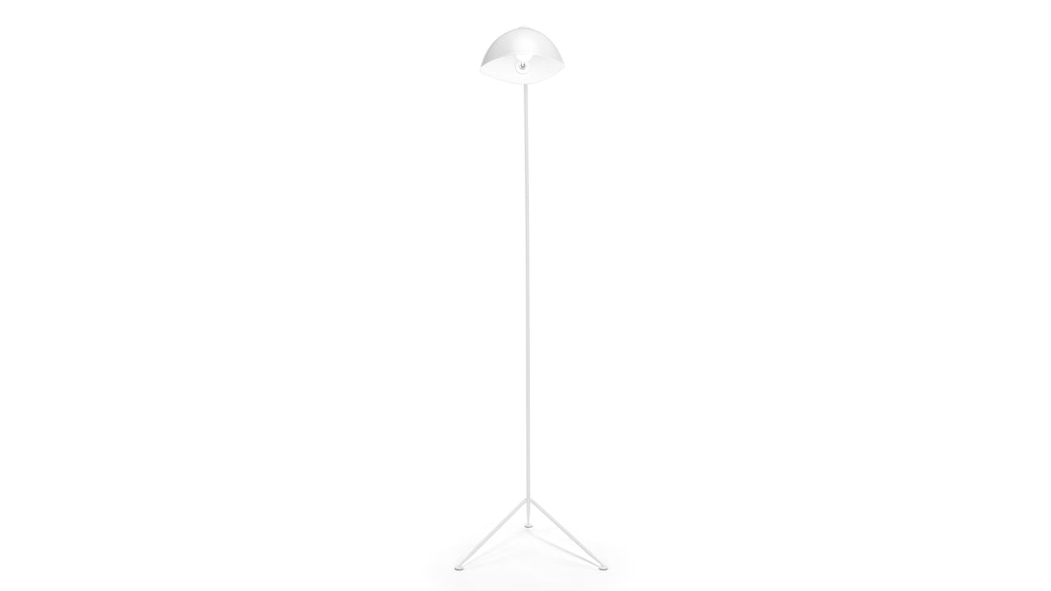 Mouille - Mouille Single Floor Lamp, White