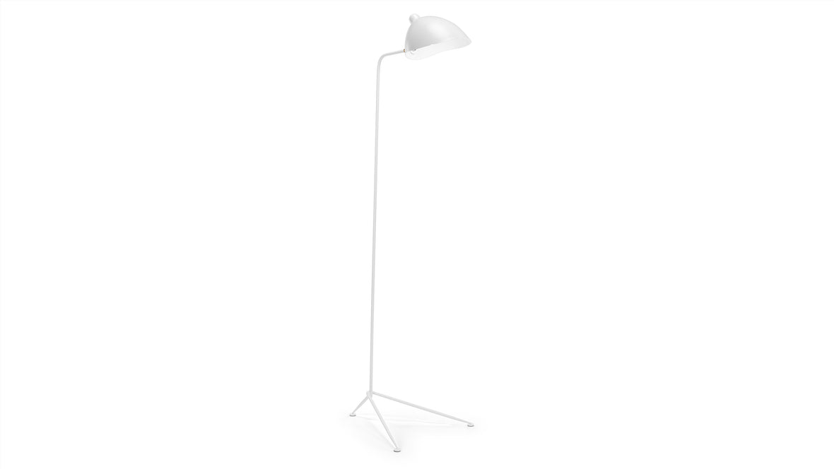 Mouille - Mouille Single Floor Lamp, White