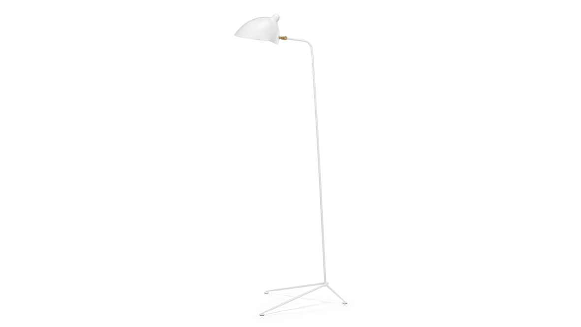 Mouille - Mouille Single Floor Lamp, White