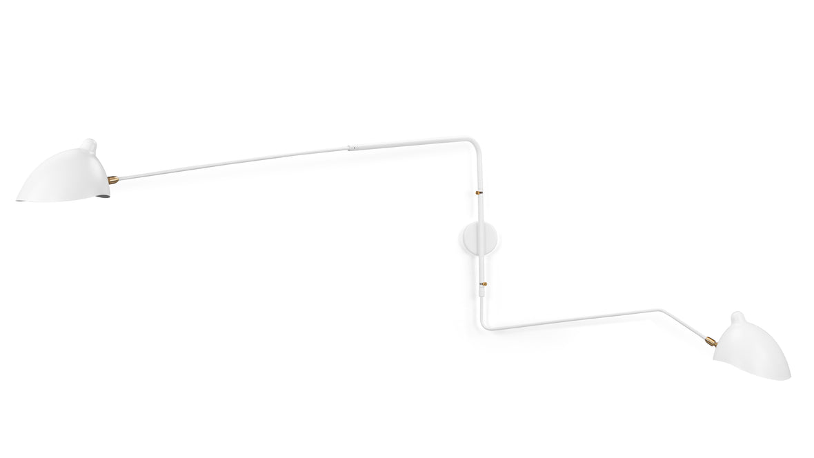 Mouille - Mouille Rotating Wall Light, White