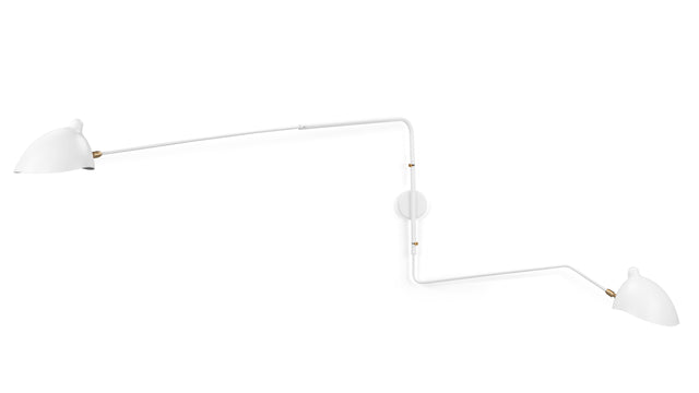 Mouille - Mouille Rotating Wall Light, White