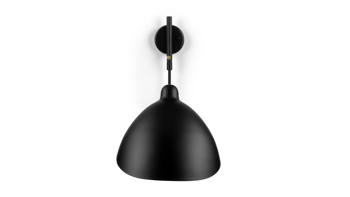 Mouille - Mouille Single Wall Light, Black