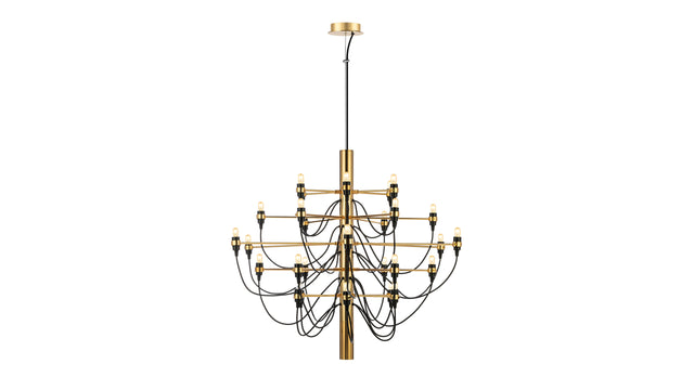 Gino Sarfatti - Gino Sarfatti Chandelier, Brass