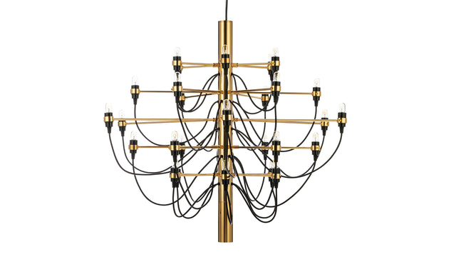 Gino Sarfatti - Gino Sarfatti Chandelier, Brass