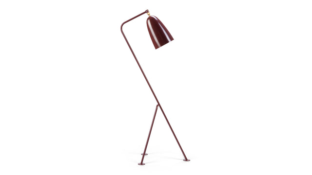 Grasshopper - Grasshopper Floor Lamp, Burgundy