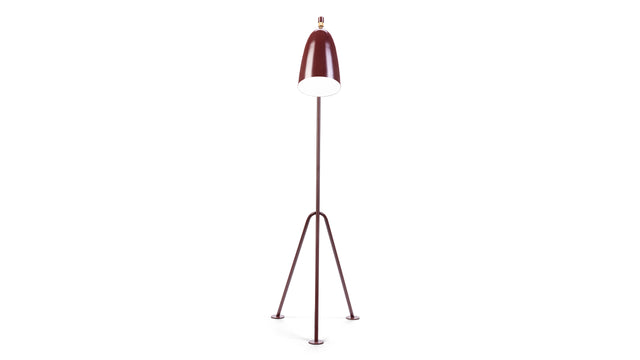 Grasshopper - Grasshopper Floor Lamp, Burgundy