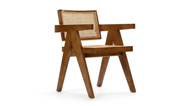 Jeanneret Armchair - Pierre Jeanneret Armchair, Walnut