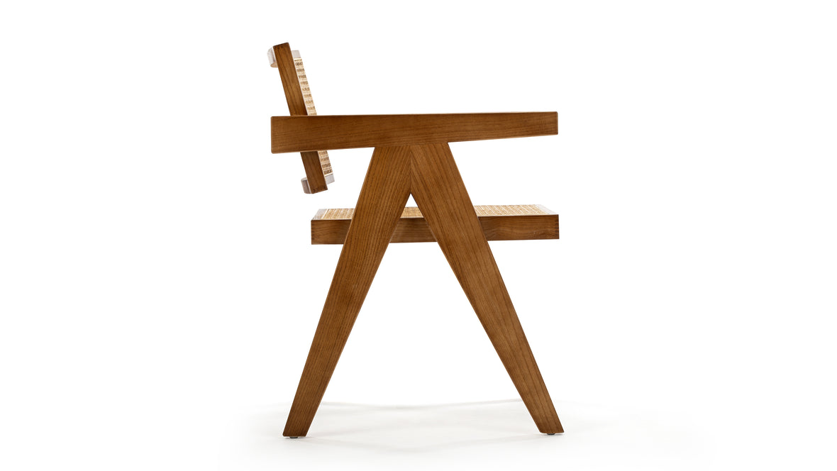 Jeanneret Armchair - Pierre Jeanneret Armchair, Walnut