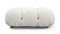 Bellini Ottoman - Mario Bellini Ottoman, White Boucle