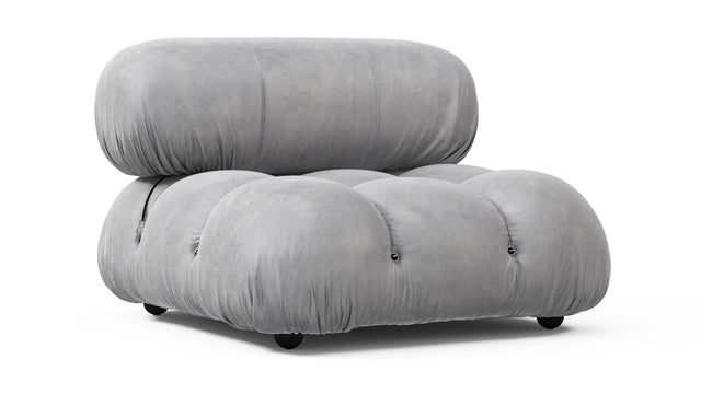 Bellini Module - Mario Bellini Module, Armless, Light Gray Velvet