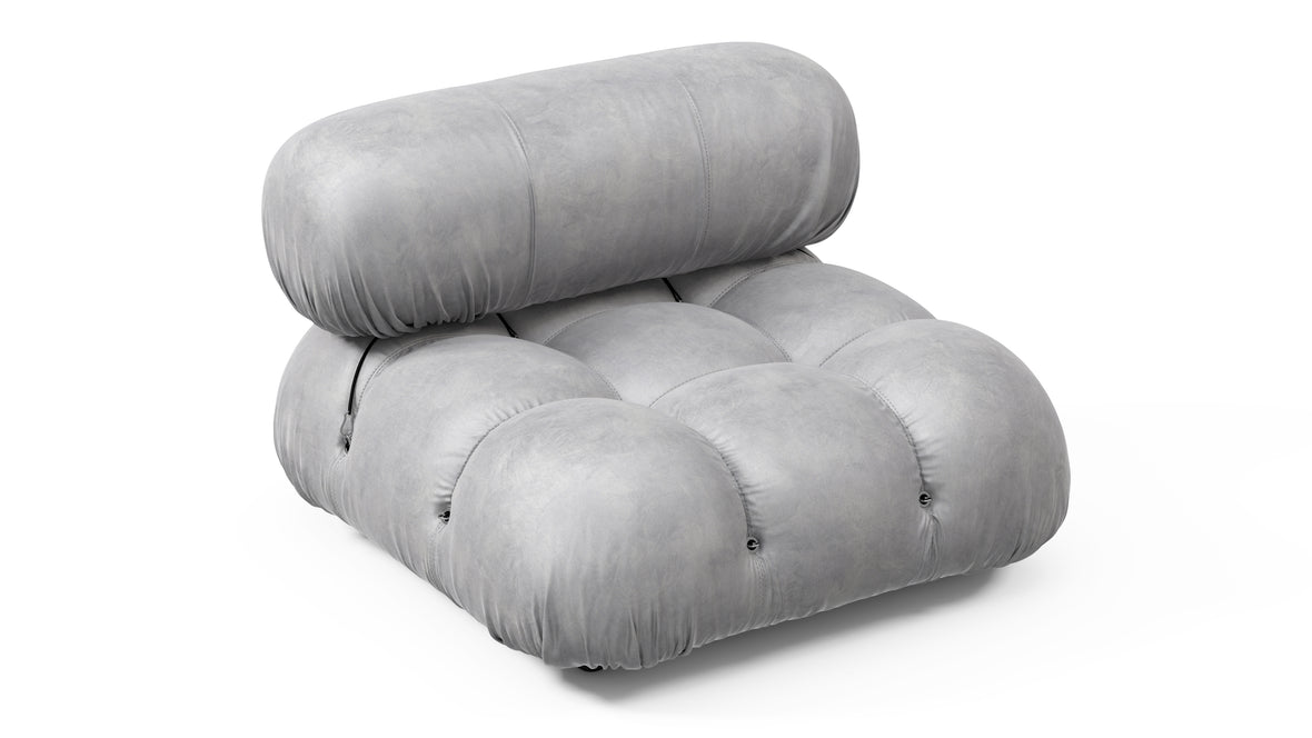 Bellini Module - Mario Bellini Module, Armless, Light Gray Velvet