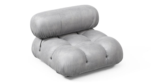 Bellini Module - Mario Bellini Module, Armless, Light Gray Velvet
