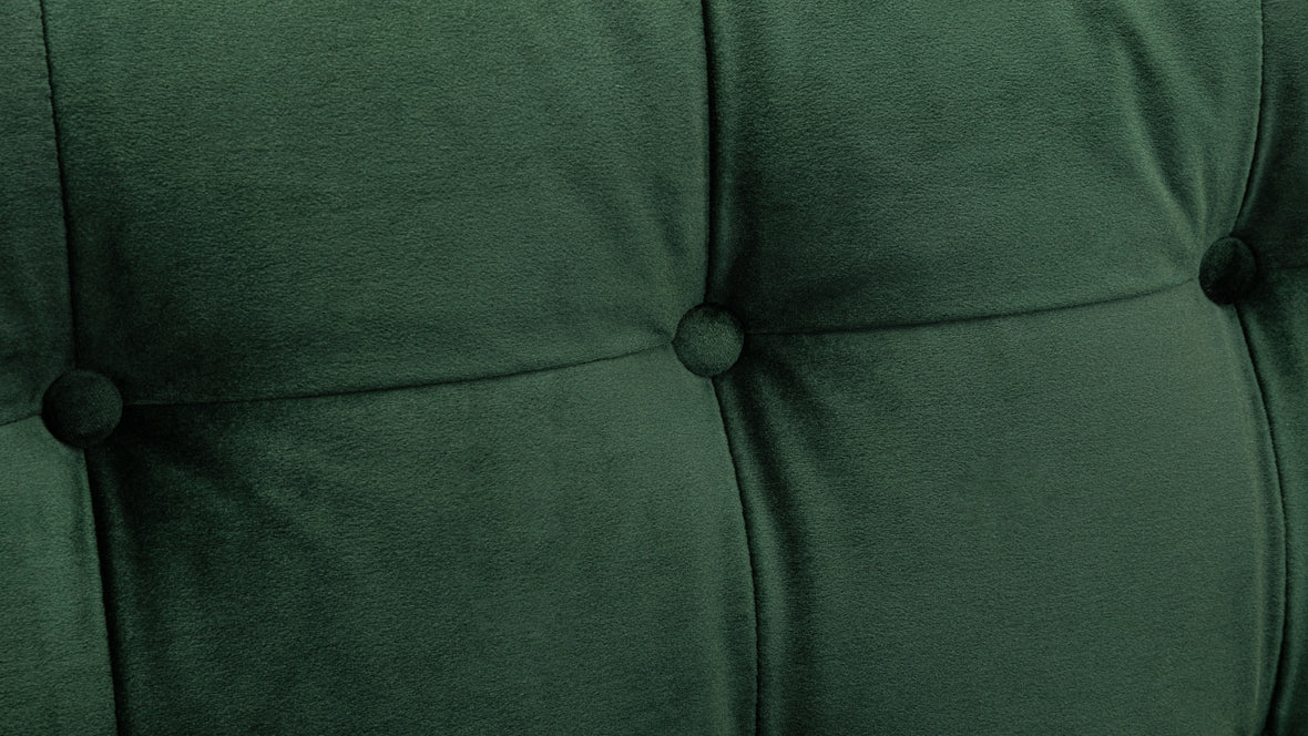Florence - Florence Two Seater Sofa, Emerald Green Velvet