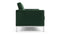 Florence - Florence Two Seater Sofa, Emerald Green Velvet