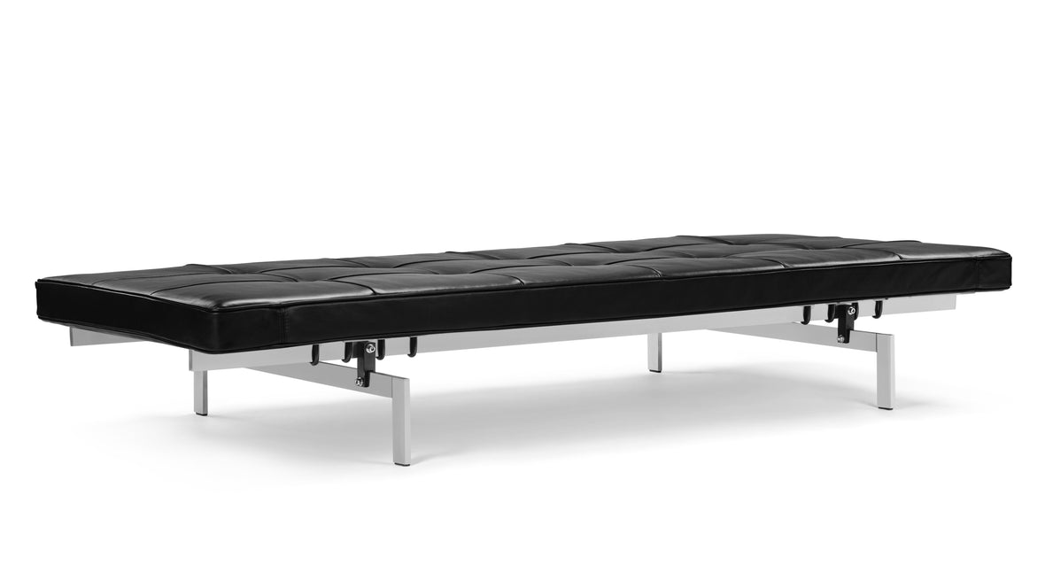 Anders - Anders Daybed, Midnight Black Premium Leather